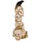 27.5" LED Skull Tower with Raven Halloween Decoration